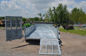 รถพ่วงทิ้งขยะสำหรับขายในฟาร์มมือสอง - Product Image 2