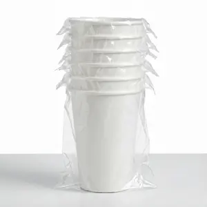 Vasos de Papel Ecológicos con Recubrimiento de PE, Envueltos Individualmente, Desechables, para Bebidas Calientes y Frías - Product Image 1