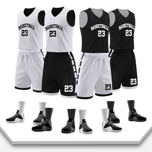 Conjunto de Uniforme de Baloncesto Personalizable para Hombre 2025, 100% Poliéster, Reversible y Transpirable - Product Image 1