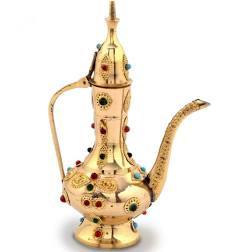 Ensemble de Silapchi en laiton arabe avec support - Product Image 3