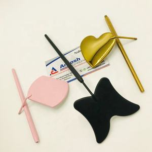 Vente en gros de miroir d'extension de cils solide en acier inoxydable miroir d'inspection de cils miroir carré coeur papillon pour artiste de cils - Product Image 3