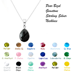 Vente en gros de boucles d'oreilles et pendentifs tendance en argent sterling 925 collier de pierres précieuses en calcédoine naturelle avec lunette en diamant pour fiançailles - Product Image 6