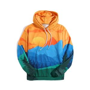 Sweats à capuche de sublimation pour hommes respirants entièrement personnalisés nouvelle mode Offre Spéciale sweats à capuche de sublimation de haute qualité pour hommes à prix bon marché - Product Image 1