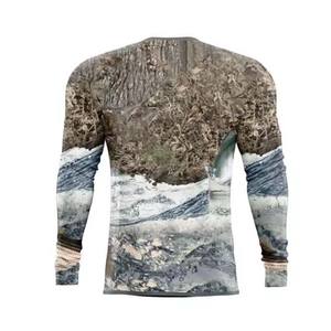 Jersey de pesca de calidad superior para hombre, camisas de poliéster para pesca al aire libre de alto rendimiento de secado rápido, diseño de logotipo personalizado 2025 - Product Image 5