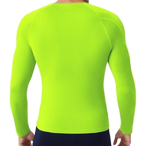 Conception personnalisée Rash Guard pour hommes Chemise de compression à manches longues Gym Wear MMA Surf Top OEM Factory Direct - Product Image 5