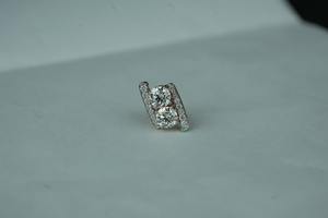 ต่างหูเพชรสีขาวสุดหรูที่ได้รับการรับรองจาก VS1และมีความชัดเจนในห้องปฏิบัติการของขวัญแต่งงานยอดนิยม - Product Image 5