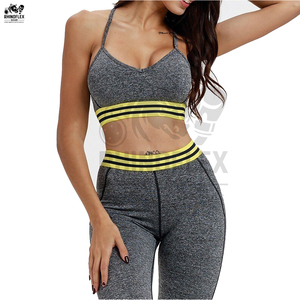 Conjunto de mallas de yoga personalizadas para mujer Cómodo Recién llegado Fitness de dos piezas con alta fabricación sin costuras Conjuntos de yoga para mujer - Product Image 6