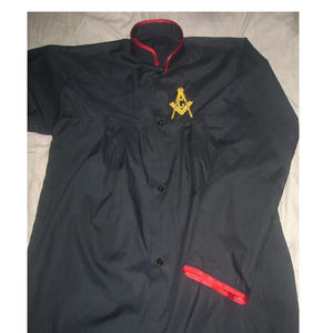 ORDER OF MALTA COMMANDERY TUNIC MASONIC TUNIC RED Authentic Order of Malta Commandery <b>Black</b> Mantle & Red Tunic Set Freemason - Product Image 5