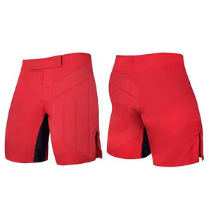 Shorts de lutte de sport pour hommes taille moyenne fermeture élastique couleur unie service OEM écologique disponible vente en ligne - Product Image 4