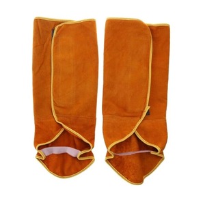 Cubiertas de zapatos de cuero dividido de seguridad para soldador para protección de pies Cubierta de zapatos de protección de soldadura resistente por Power Hint - Product Image 2