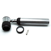 10X Magnifier Electric Dermatoscope Brass Handle | Professional Dermascope Instrument Set Skin Analyzer Dermatology Examination