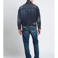 Vestes et pantalons en jean de haute qualité, coupe ajustée, boutons brodés, grande taille, décontractés, respirants, vestes et pantalons en jean