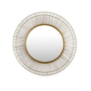 Espejo decorativo hecho a mano con marco montado en la pared para hotel, sala de estar, puerta de entrada, decoración de pared - Product Image 5