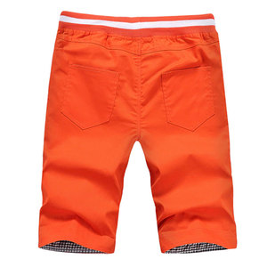 Pantalones Cortos Casuales para Hombre de Alta Calidad, Diseño Personalizado, Tela de Lona Transpirable, Cintura Elástica, Patrón Liso, Estilo Urbano - Product Image 2