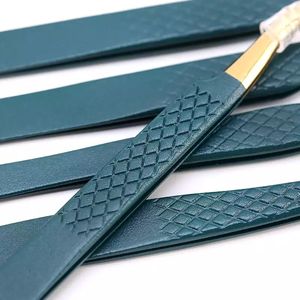 Pinzas para pestañas de acero inoxidable al por mayor, superventas, 0/30/45/70 grados, punta de volumen verde, Punta puntiaguda, herramienta de cuidado de belleza para - Product Image 3