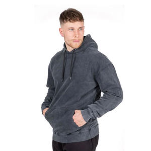 Sweat-shirts d'hiver pour hommes en coton molletonné 100% délavé à l'acide, légers, extensibles et coupe-vent, vente en gros, fabricant OEM - Product Image 4
