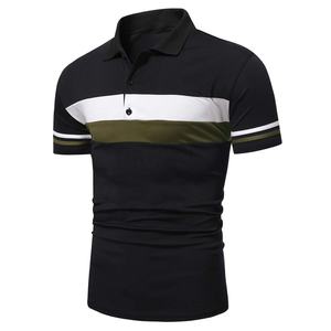 Polos de algodón de alta calidad con logotipo bordado personalizado para hombre, ropa deportiva de marca informal, camisetas Unisex de moda para el hogar - Product Image 6