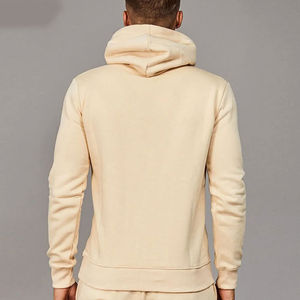 Ensembles de sweats à capuche pour hommes pull surdimensionné uni blanc 100% coton polaire lavé à l'acide survêtement hommes survêtements pour hommes personnalisé - Product Image 2