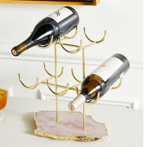 Elegant scroll iron <b>bottle</b> holder with stylish curved metalwork for enhancing home decor and wine <b>storage</b> solutions - Product Image 6