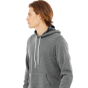 2023 nouveau coupe régulière solide 100% coton blanc sweats à capuche pour hommes pull en vrac grande taille haute qualité hiver polaire coupe-vent - Product Image 2