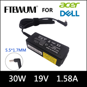 Cargador de Laptop FTEWUM 19V 1.58A 30W 5.5*1.7mm CA para <span class=keywords><strong>Acer</strong></span> para Inspiron Mini 9 <span class=keywords><strong>10</strong></span> 12 1010 Fuente de Alimentación Portátil - Product Image 2