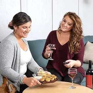 Assiette de présentation moderne en bois pour mariage et maison Design unique avec finition sculptée Assiette ronde en plastique Type de service à vaisselle sans danger - Product Image 4