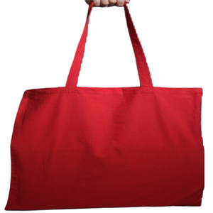 La bolsa de lona de algodón extragrande de gran tamaño superventas, bolsa de compras de comestibles reutilizable con logotipo impreso personalizado, artículo promocional - Product Image 2