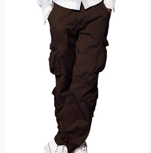 Pantalones Cargo Ligeros con Logotipo Personalizado al por Mayor, Ocho Bolsillos, Algodón de Alta Calidad, Resistentes al Viento, Transpirables, Casuales - Product Image 5