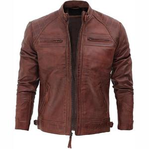 Vente en gros veste en cuir pur véritable de haute qualité pour hommes 100% en cuir véritable support de la plus haute qualité imperméable écologique toutes les tailles - Product Image 1