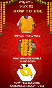 Ensemble de guirlandes de souci artificielles vibrantes de 5 cordes jaunes et orange pour mariages, festivals et décoration intérieure - Product Image 3