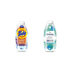 Doux pour les tissus, le rinçage pour tissus Tide Clean Boost offre une douceur maximale et élimine les odeurs. - Product Image 4