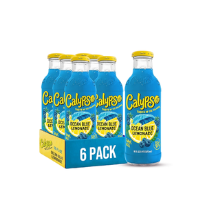 Venta al por mayor de limonada Calypso Ocean Blue de 473 ml del fabricante estadounidense King Juice International con sabores naturales y limón real. - Product Image 4