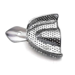 Bandejas de impresión Fórceps superior e inferior perforado Hecho de acero inoxidable para instrumentos dentales - Product Image 4