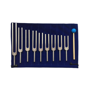 Juego de 9 Diapasones de Solfeggio, Fuente de Alimentación Manual, Frecuencia Curativa, Reparación del ADN, Equilibrio de Chakras, Kit de Instrumentos de Terapia de Sonido - Product Image 2