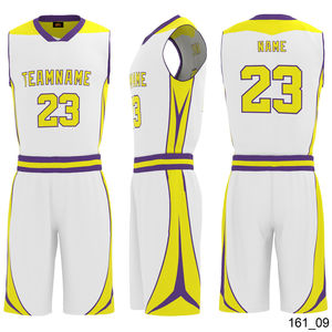 กางเกงบาสเก็ตบอลกางเกงขาสั้นสำหรับเยาวชนเสื้อบาสเก็ตบอลผ้าตาข่ายใส่กลับด้านได้ตามต้องการ - Product Image 5