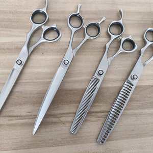 Ciseaux droits professionnels de toiletteur de chien ciseaux amincissants de beauté en acier inoxydable pour animaux de compagnie fabriqués articles professionnels pour animaux de compagnie - Product Image 1