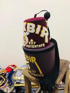 ศาลเจ้า FEZ Takbir กับกรณีสีน้ำตาลแดงที่มีชื่อวัด EMBROIDERED-HSE มือ - Product Image 2