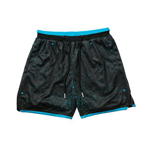กางเกงขาสั้นตาข่ายบาสเก็ตบอลแบบปรับแต่งได้สำหรับเล่นกีฬาฤดูร้อนสไตล์สตรีท - Product Image 1