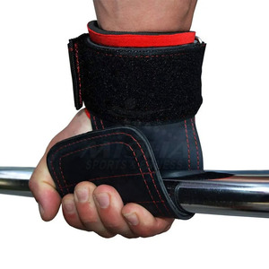 Hot Selling Premium Quality <b>Wrist</b> Support Grip Pads Cowhide Leather Material for <b>Weight</b> Lifting Hot Selling Premium Quality - Product Image 6