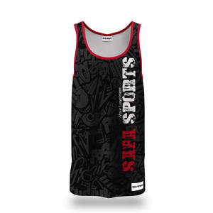 SAFA SPORTS maillot de paintball coupe sèche léger meilleur design maillot de sport personnalisé réservoir de haute qualité et sublimation imprimée - Product Image 1