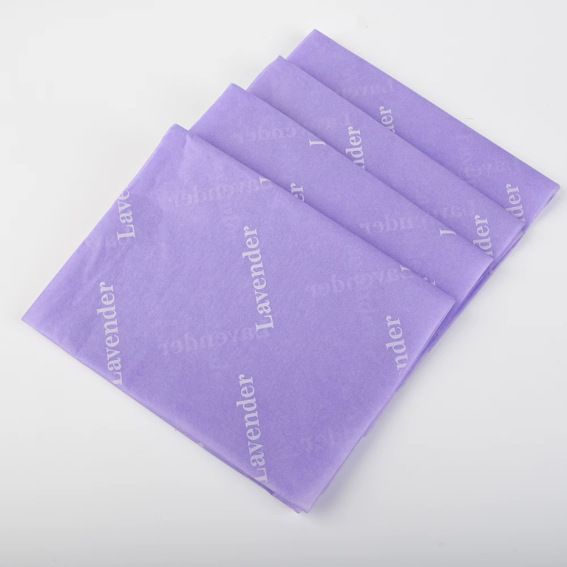 Custom Printed Two Color Wrapping Tissue Paper for Clothing Packaging, Gift Wrapping, Shoe Filling