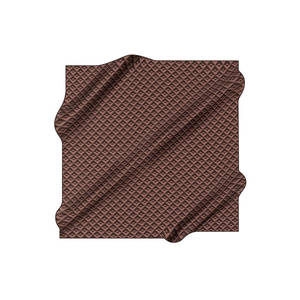 Brown Custom Design Polyester and Cotton <b>Square</b> <b>Scarf</b> - Product Image 1