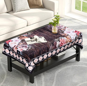 Couverture de table non tissée de conception imprimée attrayante 36x54 pouces tissu durable de qualité supérieure pour décor de table à manger centrale 4 places - Product Image 1