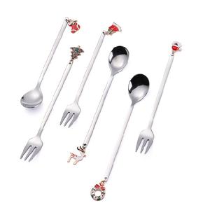 ชุดเครื่องใช้บนโต๊ะอาหารใหม่ชุดช้อนส้อมและส้อมชุดเครื่องใช้บนโต๊ะอาหารสแตนเลสชุดเครื่องใช้บนโต๊ะอาหารสำหรับร้านกาแฟโรงแรม - Product Image 5