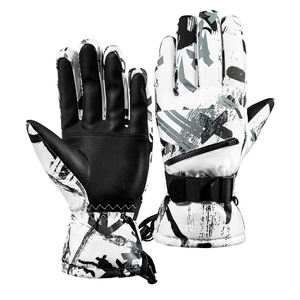 Snowboarding <b>Mittens</b> 100% Leather Winter Ski <b>Mittens</b> Customized Snowboard Warm Waterproof Breathable Ski <b>Gloves</b> - Product Image 1