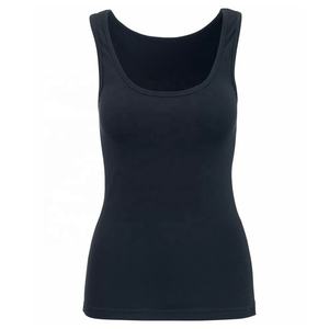 เสื้อกล้ามสำหรับผู้หญิงเสื้อลำลองสีพื้นพิมพ์ลายไซส์ใหญ่พิเศษโลโก้ตามสั่งสำหรับฤดูร้อน - Product Image 3