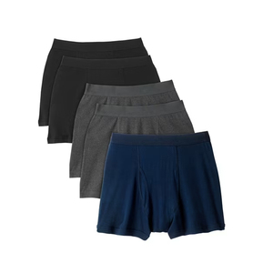 กางเกงในผู้ชายผ้าฝ้ายระบายอากาศได้ดีมีแถบรัดเอวสวมใส่สบายกางเกงบ็อกเซอร์เข้ารูปมีป้ายสั้นสวมใส่สบายตาม100% - Product Image 3