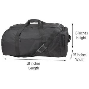 Venta al por mayor de gran capacidad al aire libre deportes gimnasio bolsa de alta calidad personalizado impermeable y duradero con forro de poliéster - Product Image 3