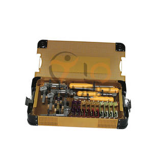 Juego de instrumentos de retractor Cervical de línea embellecedora de acero inoxidable, sistema de columna vertebral, juego de instrumentos de retractor Cervical de línea embellecedora - Product Image 1