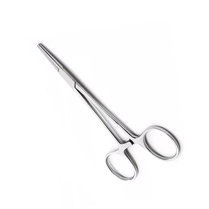 Pinzas Hemostáticas Quirúrgicas de un Solo Uso, Tipo Halstead Mosquito Kocher, de Acero Inoxidable, 125 mm - Product Image 1